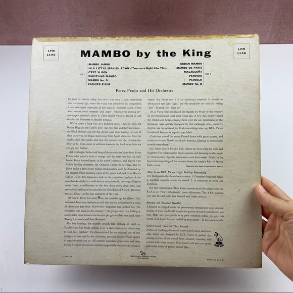 Vintage Perez Prado Mambo Orchestra Vinyl Music Record - Picture 4 of 6